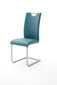 4-ių kėdžių komplektas Paulo, mėlynas kaina ir informacija | Virtuvės ir valgomojo kėdės | pigu.lt