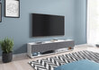 TV staliukas Wander LED 140 cm, baltas/pilkas kaina ir informacija | TV staliukai | pigu.lt