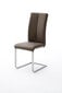 4-ių kėdžių komplektas Paulo 2, tamsiai rudas kaina ir informacija | Virtuvės ir valgomojo kėdės | pigu.lt