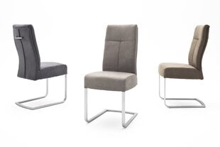 2-jų kėdžių komplektas Talena, šviesiai rudas kaina ir informacija | Virtuvės ir valgomojo kėdės | pigu.lt