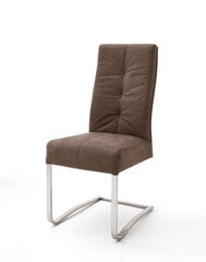 Комплект из 2 стульев Salva, коричневый цена и информация | Стулья для кухни и столовой | pigu.lt