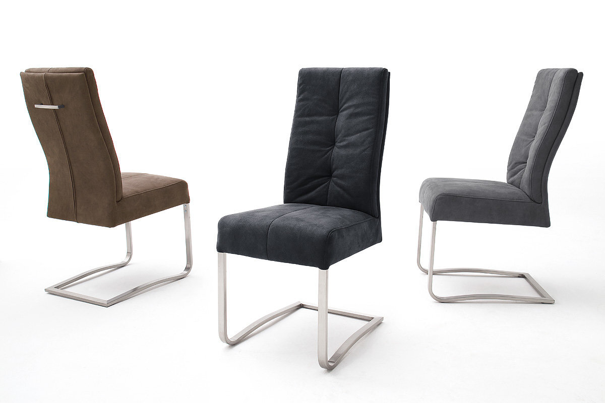 2-jų kėdžių komplektas Salva, rudas kaina ir informacija | Virtuvės ir valgomojo kėdės | pigu.lt