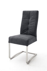 2-jų kėdžių komplektas Salva, juodas kaina ir informacija | Virtuvės ir valgomojo kėdės | pigu.lt