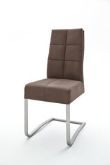 2-jų kėdžių komplektas Salva 2, rudas kaina ir informacija | Virtuvės ir valgomojo kėdės | pigu.lt