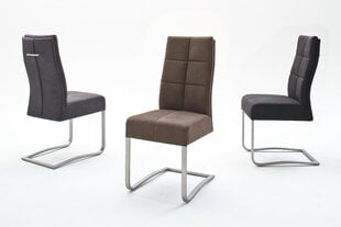 2-jų kėdžių komplektas Salva 2, juodas kaina ir informacija | Virtuvės ir valgomojo kėdės | pigu.lt