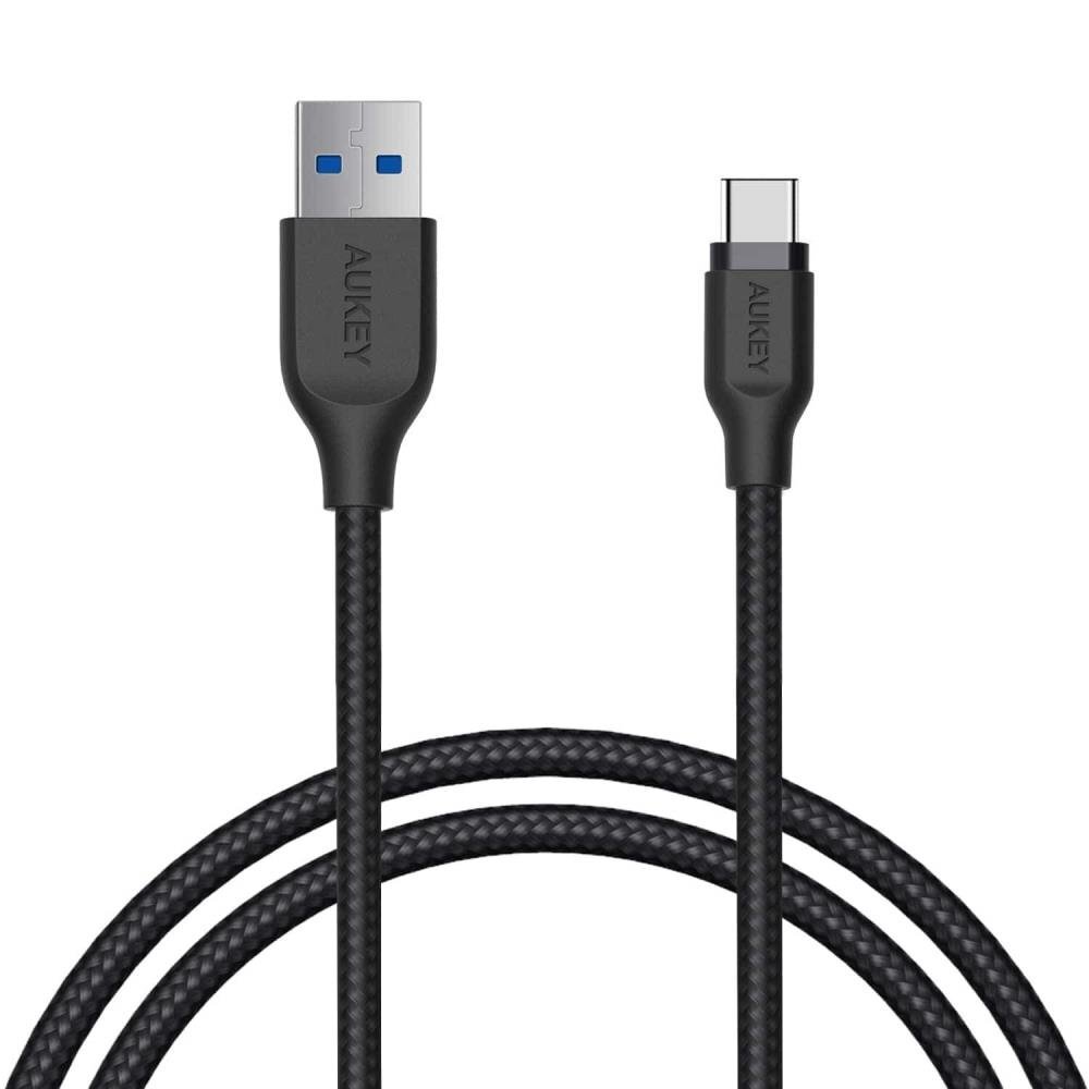 Aukey LLTS144294, USB-C/USB-A, 2 m цена и информация | Kabeliai ir laidai | pigu.lt