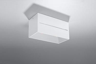 Sollux šviestuvas Lobo Maxi, white kaina ir informacija | Lubiniai šviestuvai | pigu.lt