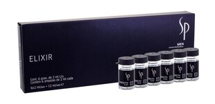 Ampulės plaukų stiprinimui Wella Professionals SP Men Hydrate Elixir vyrams 6x2 ml kaina ir informacija | Priemonės plaukų stiprinimui | pigu.lt