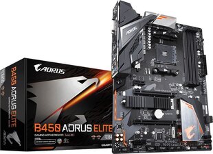 GIGABYTE AMD B450 AORUS kaina ir informacija | Pagrindinės plokštės | pigu.lt