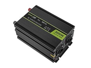 Преобразователь питания Green Cell Power Inverter 12V to 230V 3000W/6000W Modified sine wave цена и информация | Преобразователи напряжения | pigu.lt