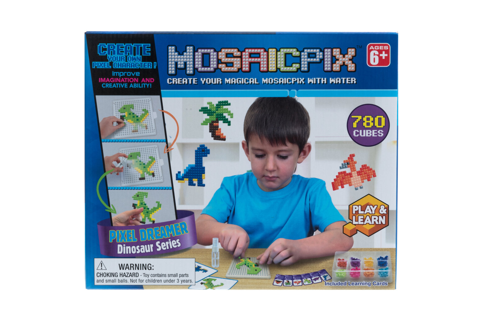 Mozaika Pikselinė figūrėlė Dinozauras 780 d. цена и информация | Lavinamieji žaislai | pigu.lt
