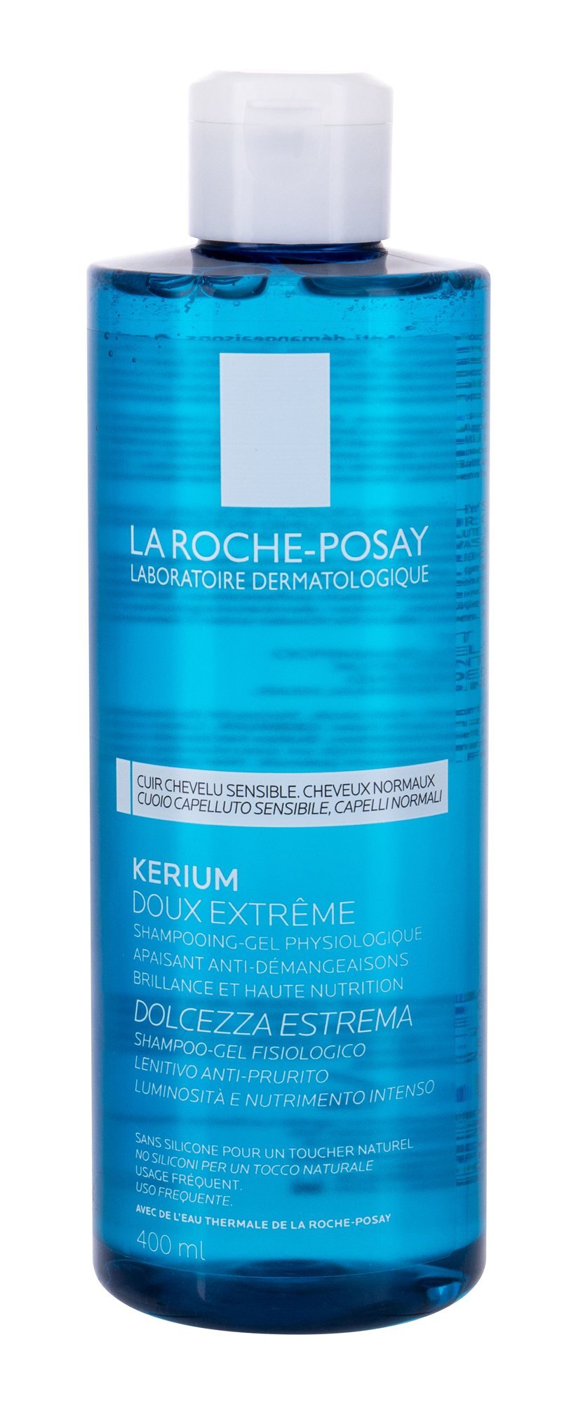 La Roche-Posay Shampoo physiological Kerium Extreme Shampoo-Gel Physiological) 200 ml 400ml цена | pigu.lt