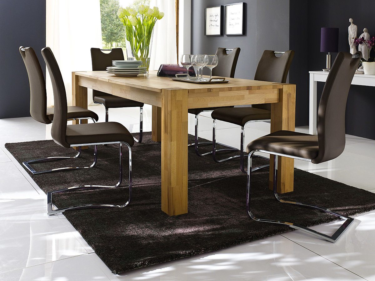 4-ių kėdžių komplektas Koeln, tamsiai rudas kaina ir informacija | Virtuvės ir valgomojo kėdės | pigu.lt
