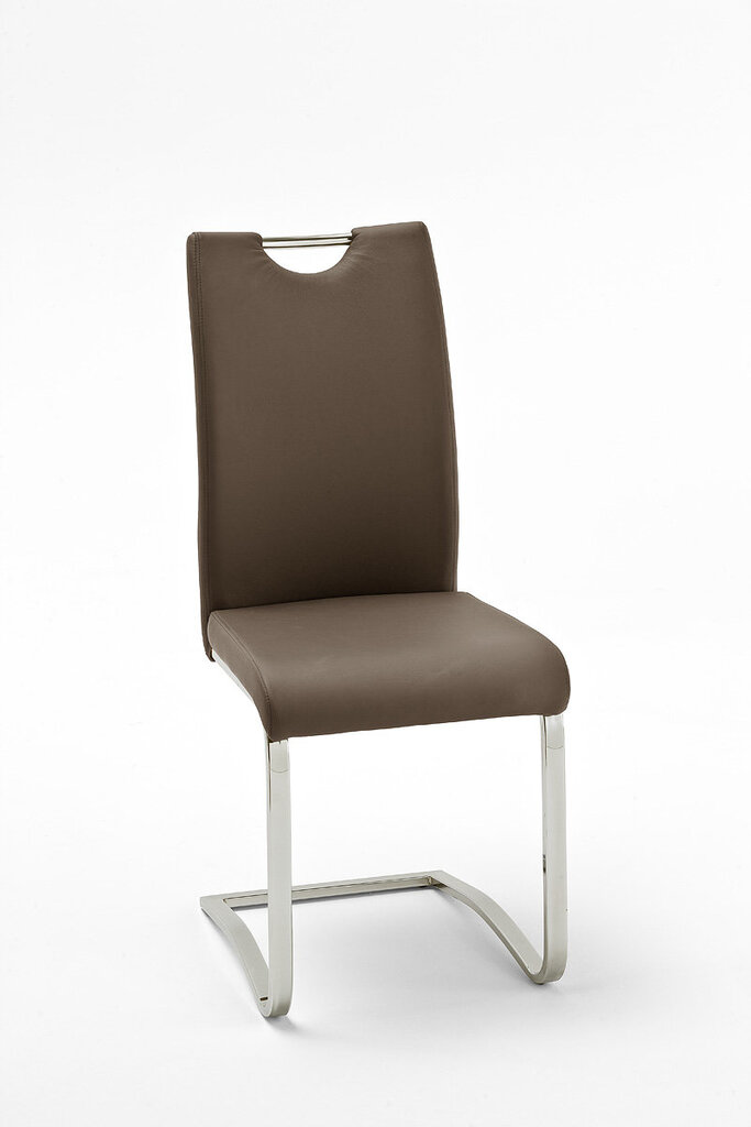 4-ių kėdžių komplektas Koeln, tamsiai rudas цена и информация | Virtuvės ir valgomojo kėdės | pigu.lt