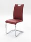 4-ių kėdžių komplektas Koeln, tamsiai raudonas kaina ir informacija | Virtuvės ir valgomojo kėdės | pigu.lt