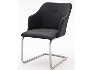 2-jų kėdžių komplektas Madita B-1, juodas kaina ir informacija | Virtuvės ir valgomojo kėdės | pigu.lt