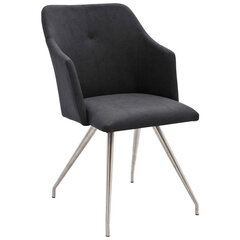 Комплект из 2 стульев Madita B-3, черный цена и информация | Стулья для кухни и столовой | pigu.lt