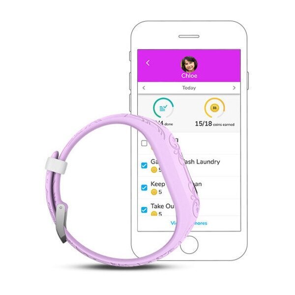 Garmin vívofit® jr. 2 Disney Princess Character Icons kaina ir informacija | Išmaniosios apyrankės (fitness tracker) | pigu.lt