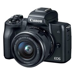 Canon EOS M50 M15-45 Black цена и информация | Цифровые фотоаппараты | pigu.lt