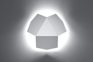 Sollux настенный светильник Tre, white цена и информация | Настенные светильники | pigu.lt