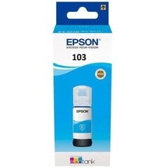 Epson 103 ECOTANK INK (C13T00S24A), Cyan цена и информация | Картриджи для струйных принтеров | pigu.lt
