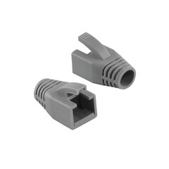 Logilink Modular RJ45 Plug Cable Boot 8mm grey, 50vnt. цена и информация | Адаптеры, USB-разветвители | pigu.lt