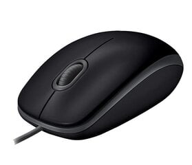 Logitech B110, juoda kaina ir informacija | Pelės | pigu.lt