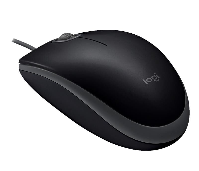 Logitech B110, juoda kaina ir informacija | Pelės | pigu.lt