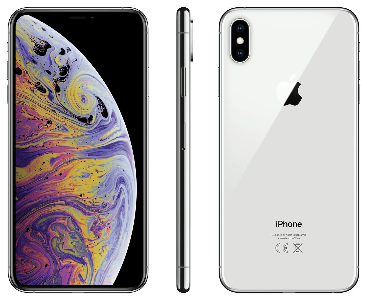 Apple iPhone XS Max, 256 GB, Sidabrinė цена и информация | Mobilieji telefonai | pigu.lt