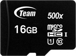 Team Group TUSDH16GCL10U03 kaina ir informacija | Atminties kortelės telefonams | pigu.lt