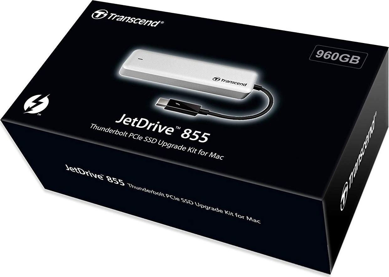 Transcend JetDrive 855, 960GB (TS960GJDM855) kaina ir informacija | Išoriniai kietieji diskai (SSD, HDD) | pigu.lt