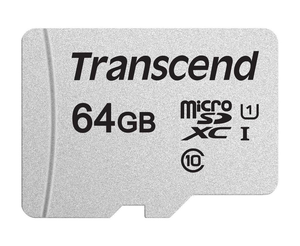 Transcend TS64GUSD300S-A kaina ir informacija | Atminties kortelės telefonams | pigu.lt