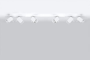 Sollux светильник Merida 6L, white цена и информация | Потолочные светильники | pigu.lt
