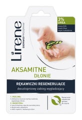 Intensyvi 2 žingsnių regeneruojanti priemonė pirštinės-kaukė Lirene 22 ml kaina ir informacija | Kūno kremai, losjonai | pigu.lt