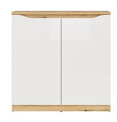 Шкаф Nuis KOM2D, цвета дуба/белый цена и информация | Шкафчики в гостиную | pigu.lt