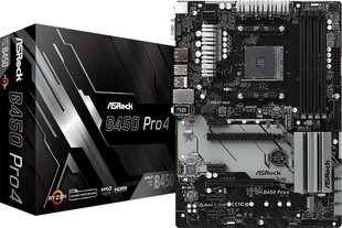 ASRock B450 Pro4 цена и информация | Материнские платы	 | pigu.lt