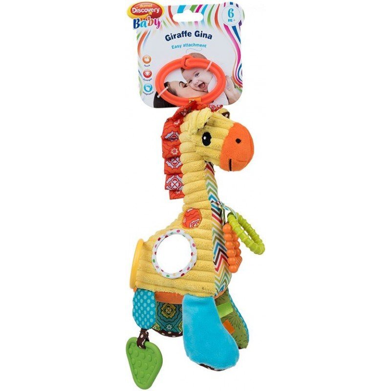 Muzikinis pakabinamas žaislas su kramtuku Žirafa Dumel kaina ir informacija | Žaislai kūdikiams | pigu.lt
