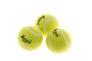 Теннисные мячи Atom Sports, 3 шт. цена и информация | Товары для большого тенниса | pigu.lt