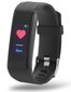 ForMe FW-12C, Black kaina ir informacija | Išmaniosios apyrankės (fitness tracker) | pigu.lt