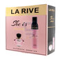 Rinkinys La Rive She is Mine: EDP moterims 90 ml + dezodorantas 150 ml kaina ir informacija | Kvepalai moterims | pigu.lt