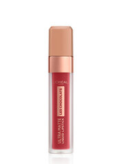 Жидкая ультра-матовая помада для губ L'Oreal Paris Les Chocolats Ultra Matte 7.6 мл, 864 Tasty Ruby цена и информация | Помады, бальзамы, блеск для губ | pigu.lt