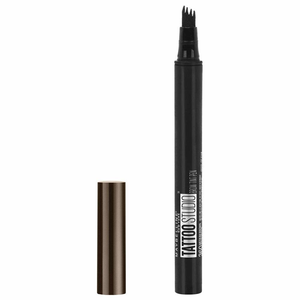 Antakių dažai Maybelline Tattoo Brow Micro Pen Tint 1.1 ml, 120 Medium kaina ir informacija | Antakių dažai, pieštukai | pigu.lt