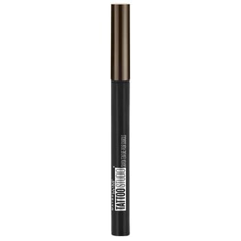 Маркер для бровей Maybelline Tattoo Brow Micro Pen Tint 1.1 мл, 130 Темно - коричневый цена и информация | Карандаши, краска для бровей | pigu.lt