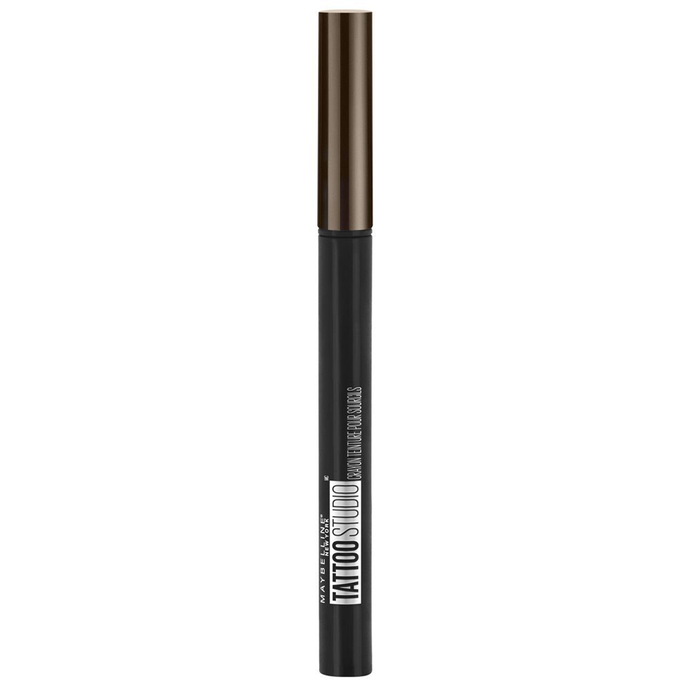 Antakių dažai Maybelline Tattoo Brow Micro Pen Tint 1.1 ml, 130 Deep Brown kaina ir informacija | Antakių dažai, pieštukai | pigu.lt