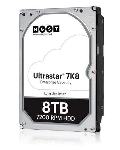 HGST Ultrastar 7K8 (0B36404) 8TB, 3.5", 7200 RPM, Sata III цена и информация | Vidiniai kietieji diskai (HDD, SSD, Hybrid) | pigu.lt