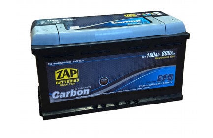 ZAP Carbon EFB 100Ah 800A akumuliatorius цена и информация | Akumuliatoriai | pigu.lt