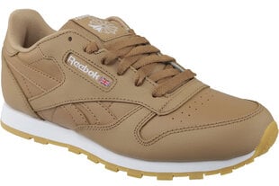 Детские кроссовки Reebok Classic Leather CN5610, коричневые цена и информация | Детские туфли | pigu.lt