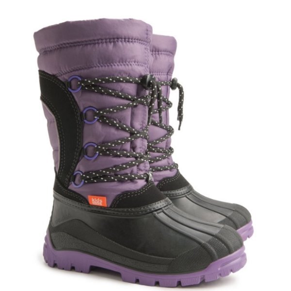 Demar vaikiški žieminiai batai su natūralia vilna SAMANTA, violetiniai kaina ir informacija | Žieminiai batai vaikams | pigu.lt
