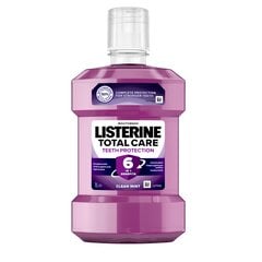 Burnos skalavimo skystis Listerine Total Care 6in1, 1000 ml kaina ir informacija | Dantų šepetėliai, pastos | pigu.lt