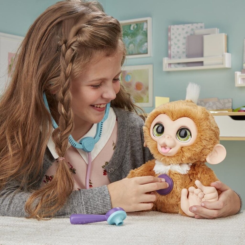 Interaktyvi bezdžionėlė Zandi Hasbro FurReal kaina ir informacija | Minkšti (pliušiniai) žaislai | pigu.lt